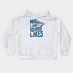 Minnesota Land of 10,000 Lakes Kids Hoodie